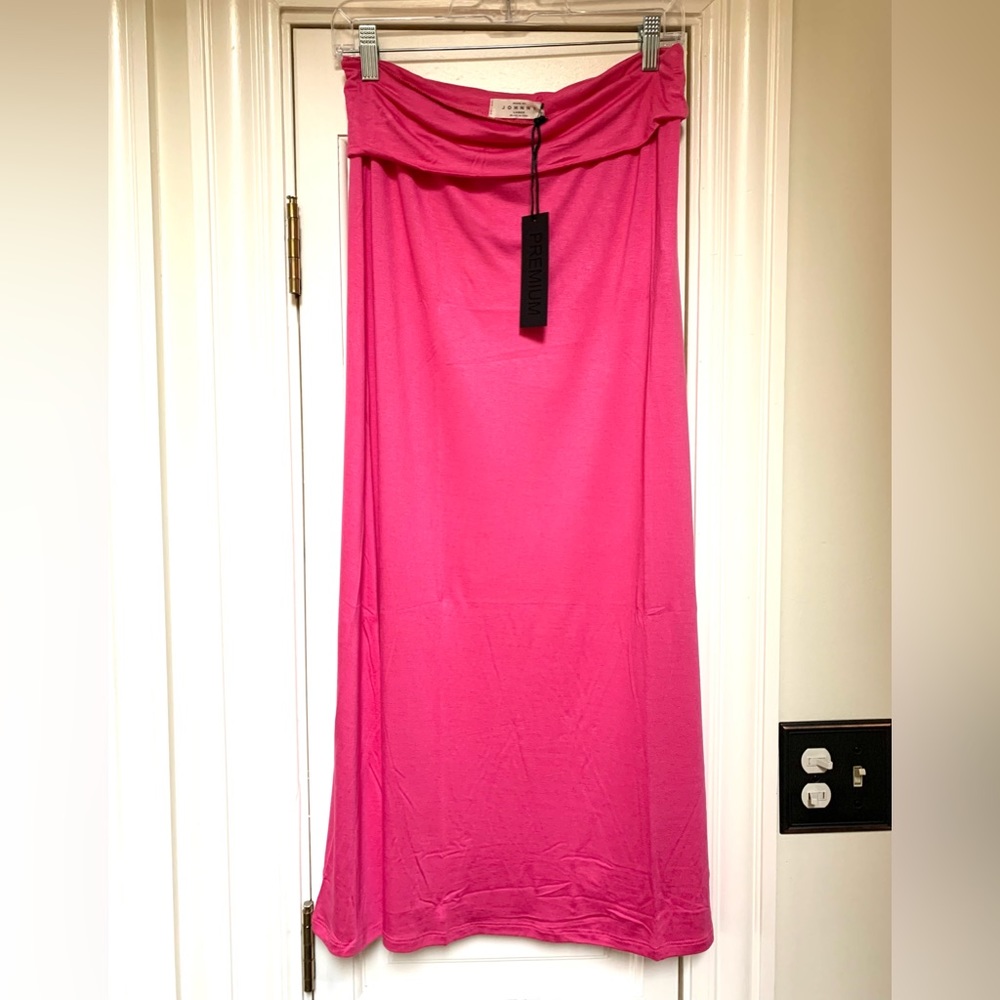 Made by Johnny Foldover Maxi Skirt